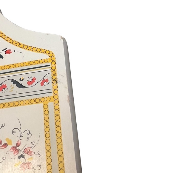 Vintage Berggren Trayner Wooden Decorative Danish Cutting Board on Love - Picture 4 of 14